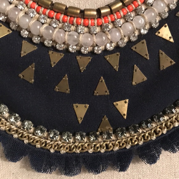 Stella and Dot silk bib necklace - Picture 3 of 3